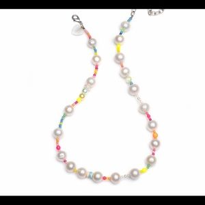Dannijo Coco Pearl Rainbow Necklace Rare sold Out Free People